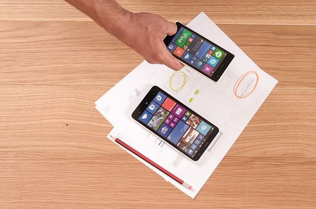 MVP application prototype on laptop and mobile screens with user interface wireframes